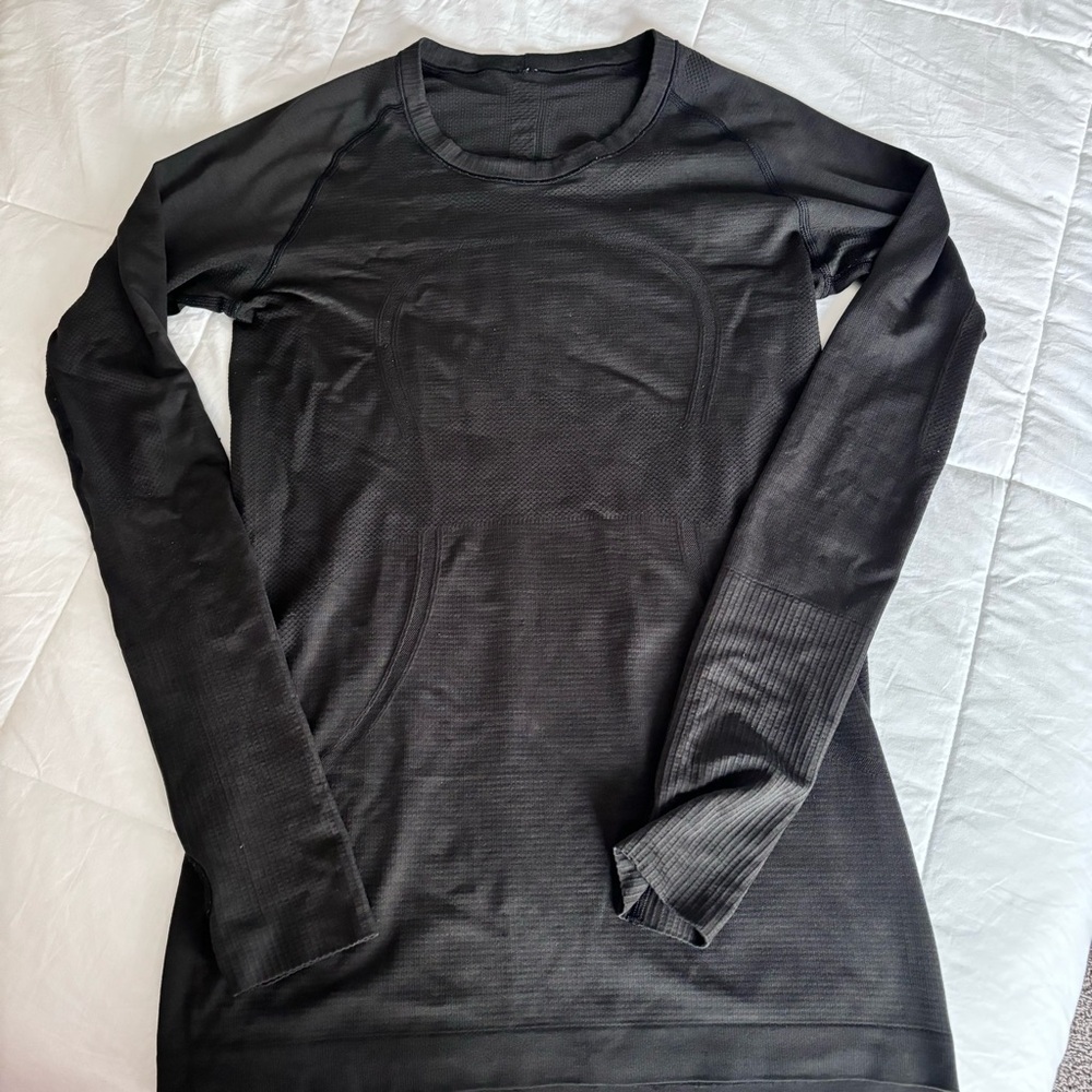 lululemon black swiftly tech long sleeve